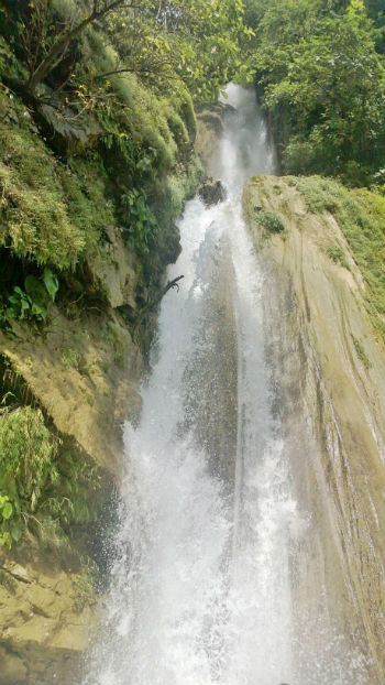 two storey waterfall