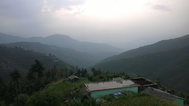 view from east view homestay chail