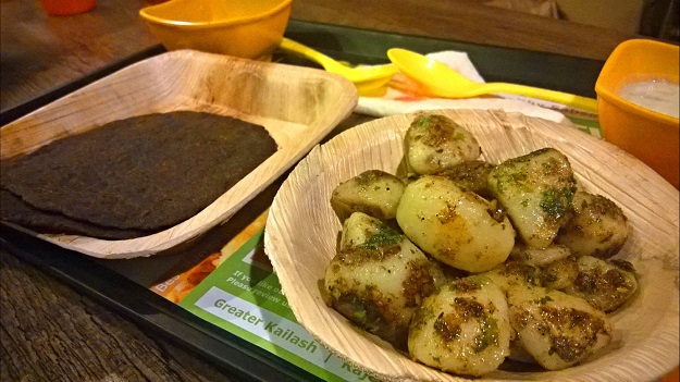 jeera aloo with kuttu paratha Sattviko