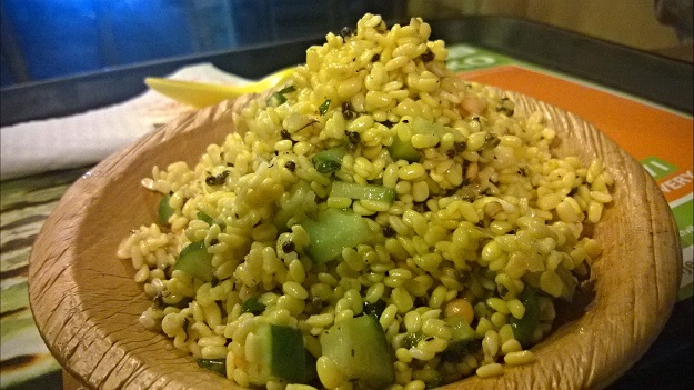 Sundal Salad with Moong Dal