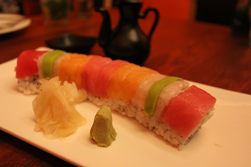 rainbow sushi khan market town hall