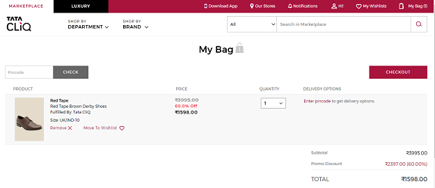 Tata cliq Shopping experience  why Tata Cliq is not better than